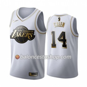 Camiseta Hombre NBA Los Angeles Lakers Danny Green 14 2019-20 Nike Blanco Golden Edition Swingman
